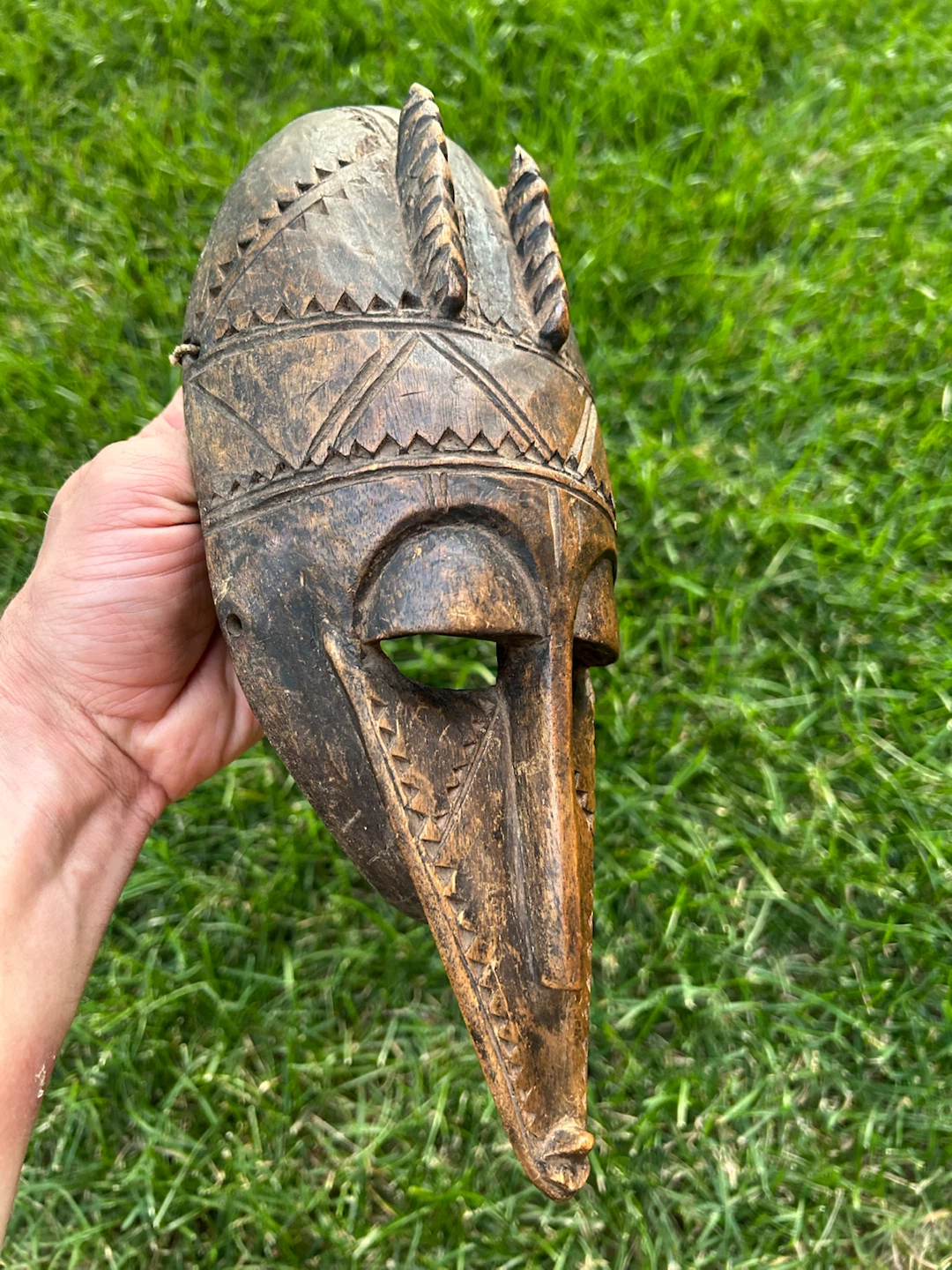 Hand-Carved African Wooden Mask – Bamana / Marka Style ASIS