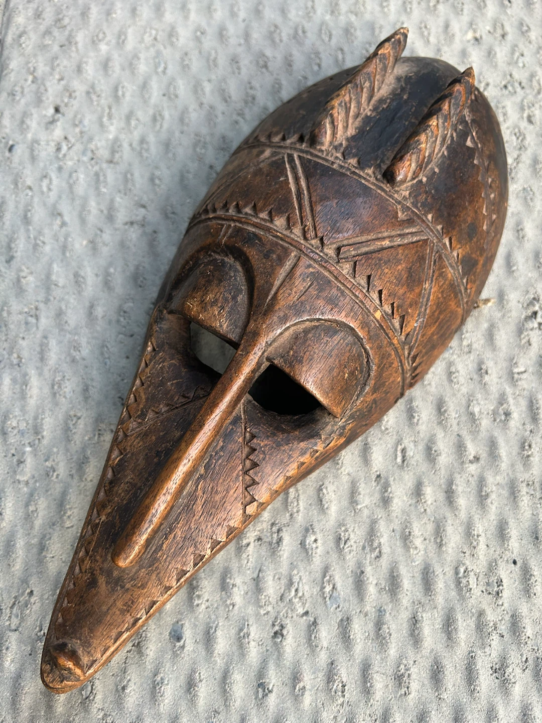 Hand-Carved African Wooden Mask – Bamana / Marka Style ASIS - photo 2