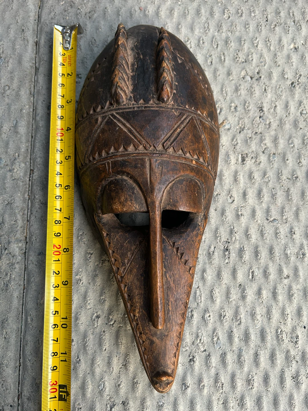 Hand-Carved African Wooden Mask – Bamana / Marka Style ASIS - photo 3