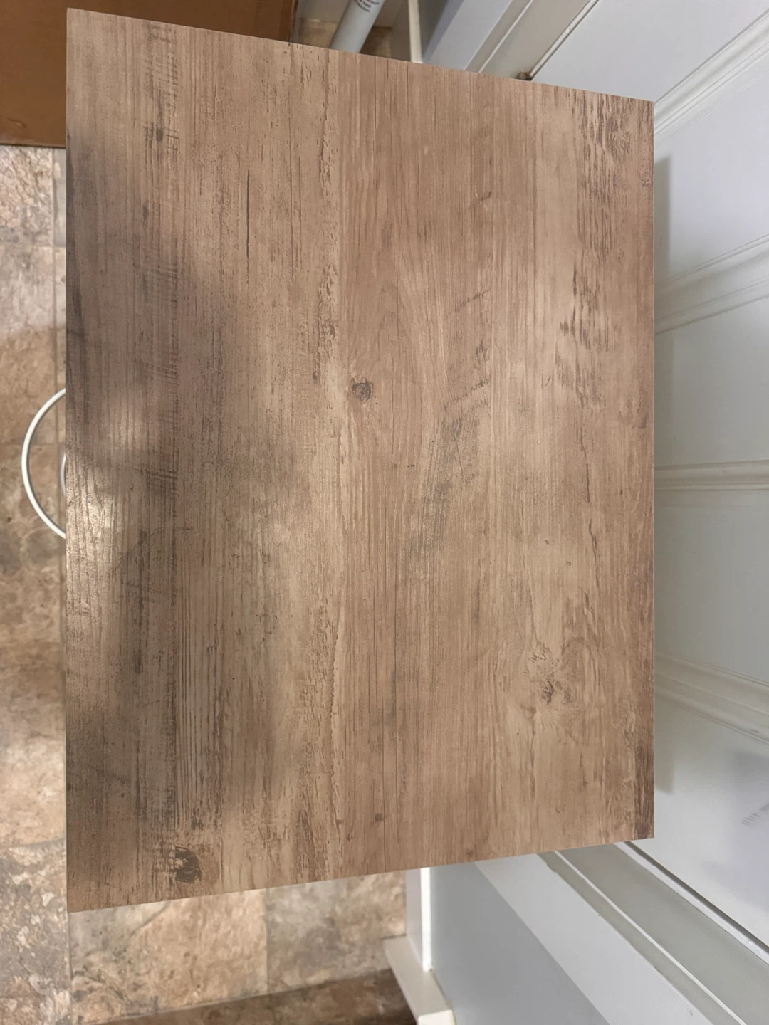4-Drawer Storage Unit with Wood Look Top - photo 3