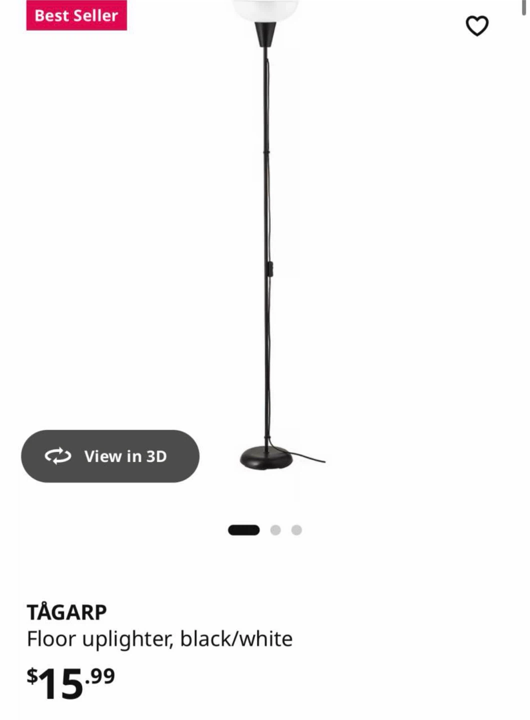 IKEA TÅLGARP Floor Uplighter - photo 2