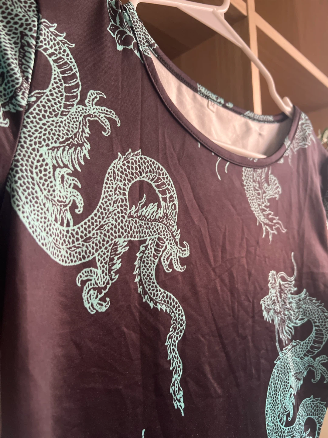 Dragon Print Crop Top - photo 2