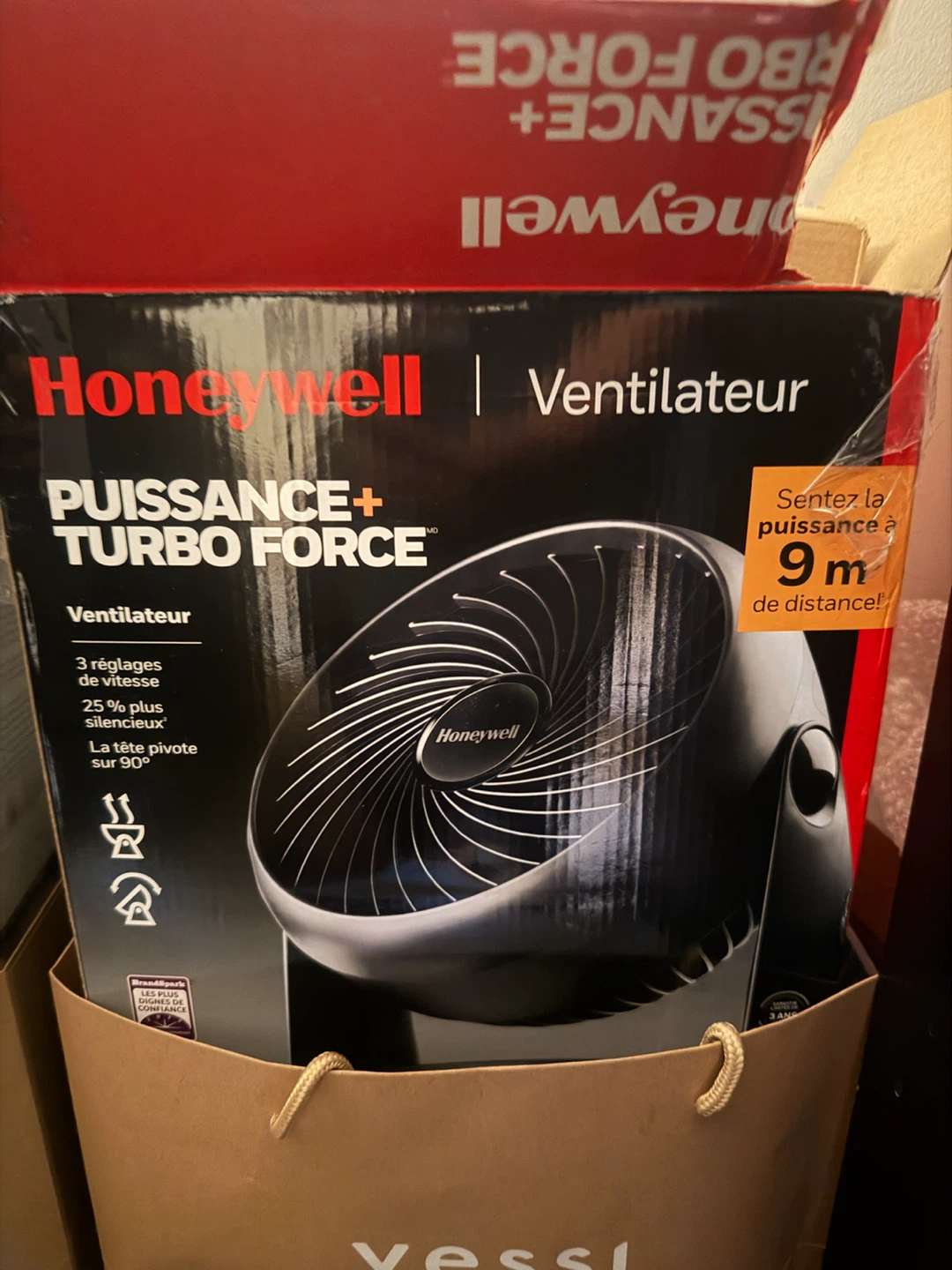 Honeywell Turbo Force Ventilateur
