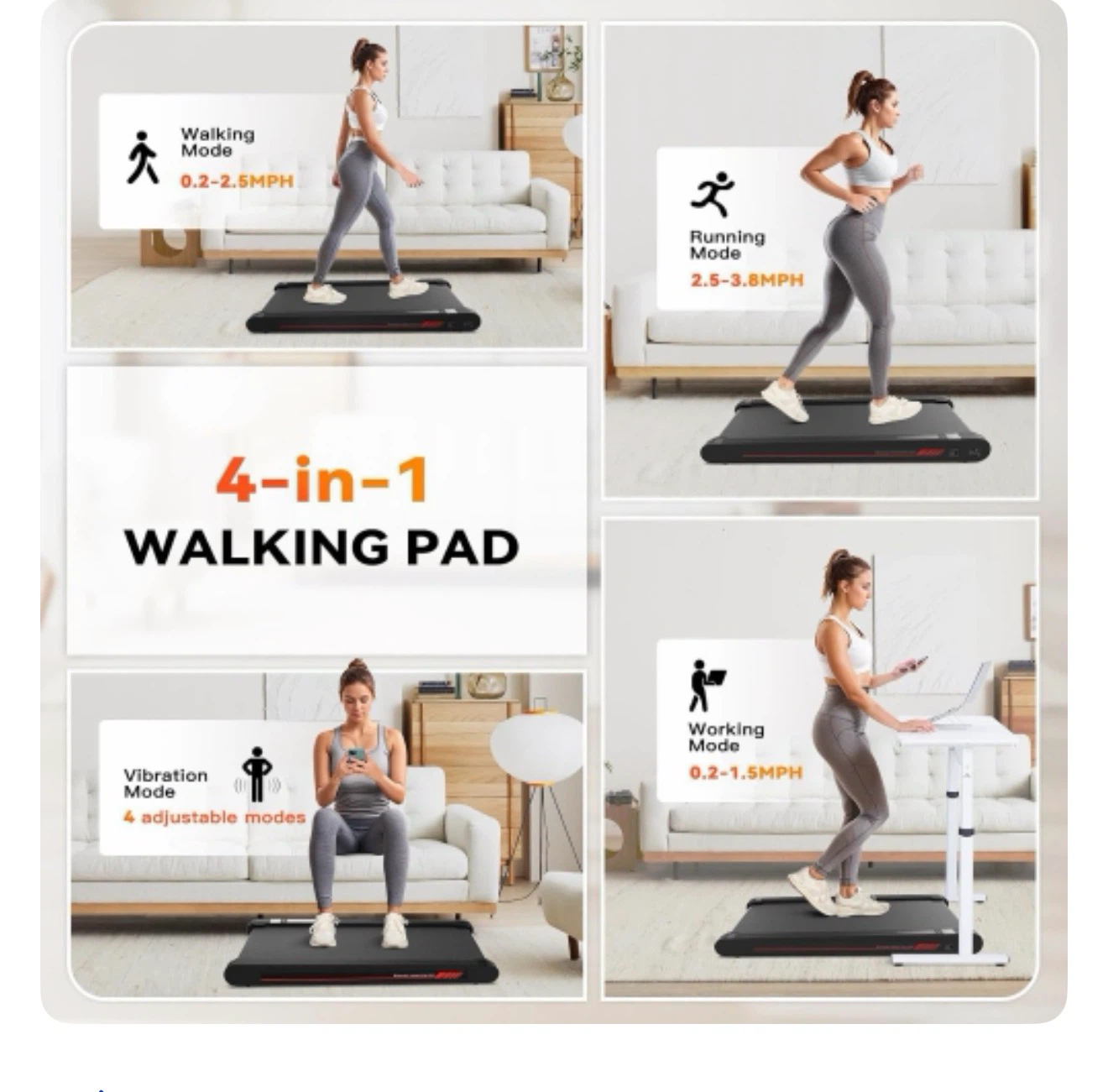 Walking Vibration Pad Treadmill - photo 2