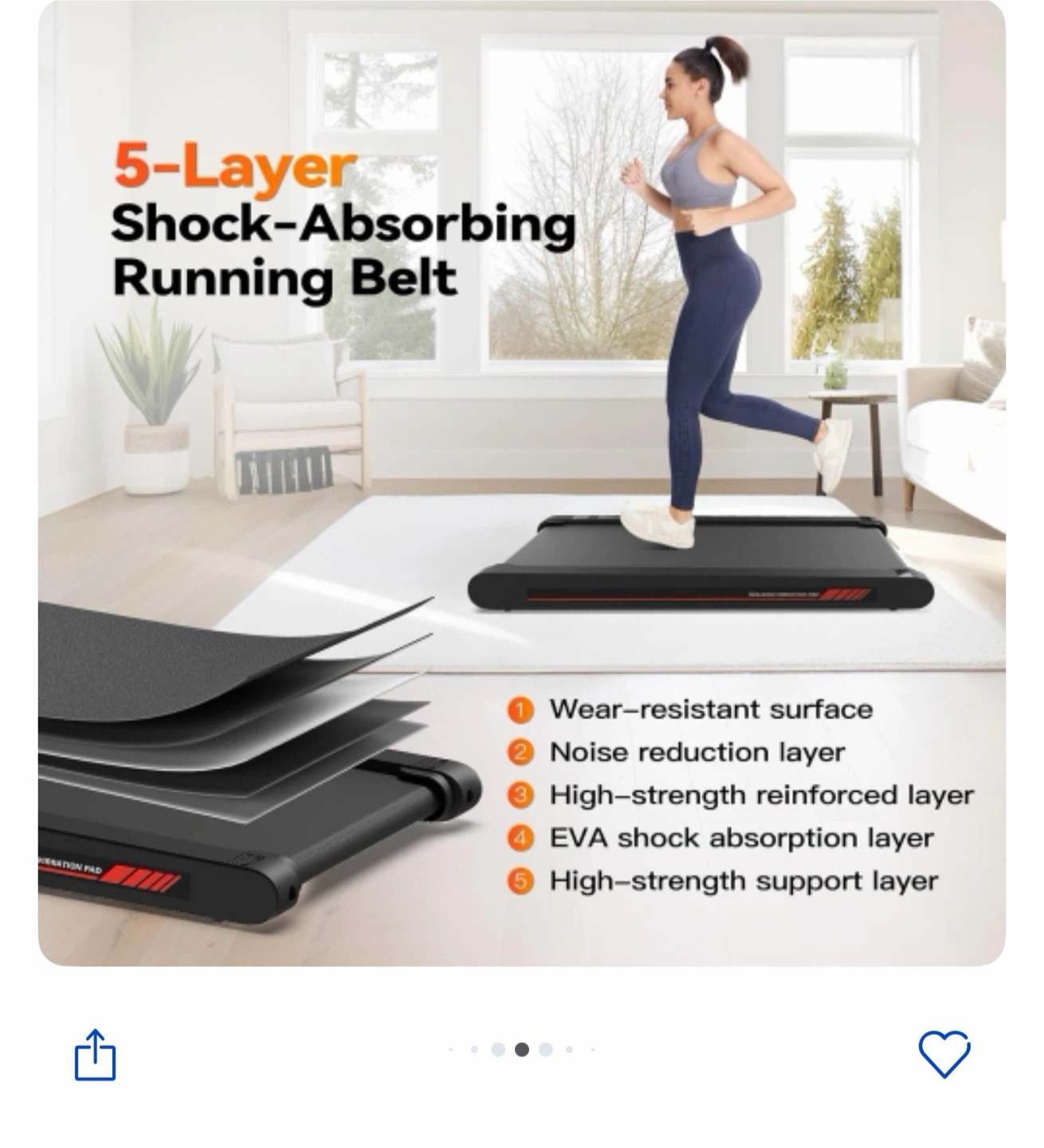 Walking Vibration Pad Treadmill - photo 4