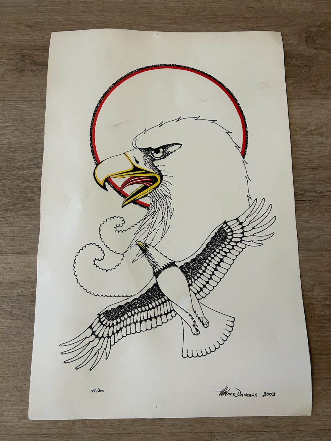 Wade Daniels Limited Edition Indigenous Art Prints Set of 2 ASIS - photo 3