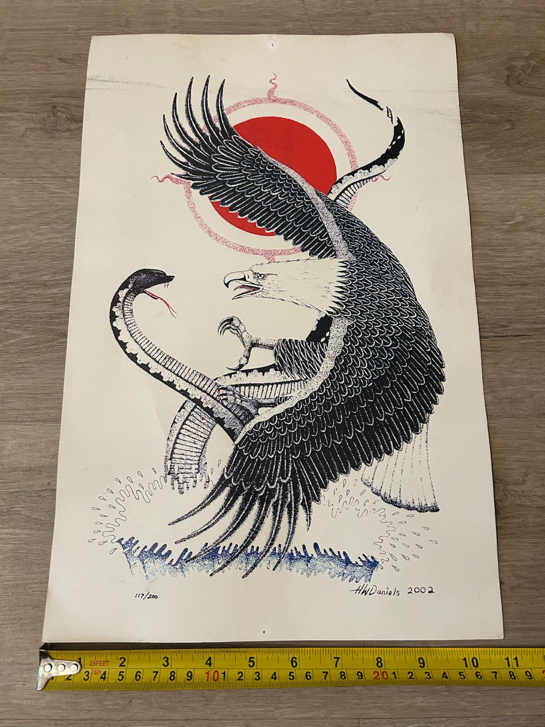 Wade Daniels Limited Edition Indigenous Art Prints Set of 2 ASIS - photo 4
