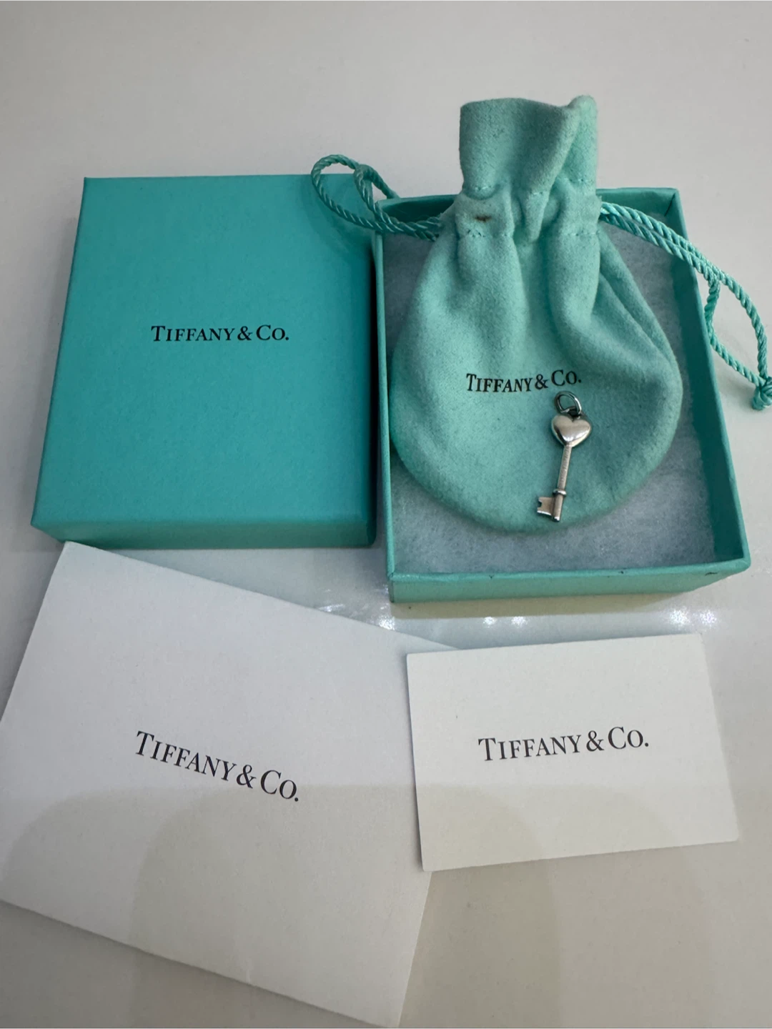 Tiffany & Co. Heart Key Pendant