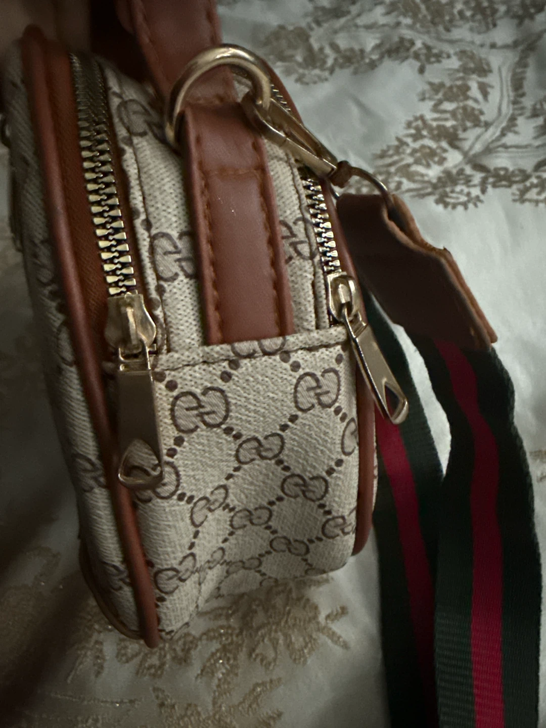 Round Monogram Mini Bag with Web Strap - photo 4