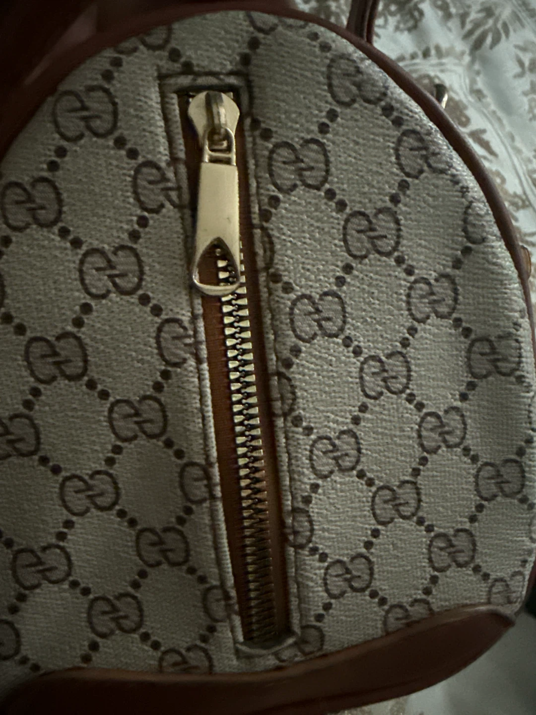 Round Monogram Mini Bag with Web Strap - photo 5