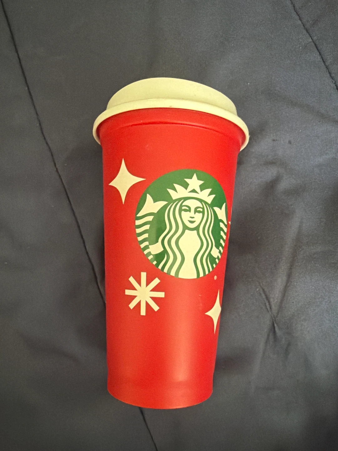 Starbucks Reusable Red Holiday Cup with Lid