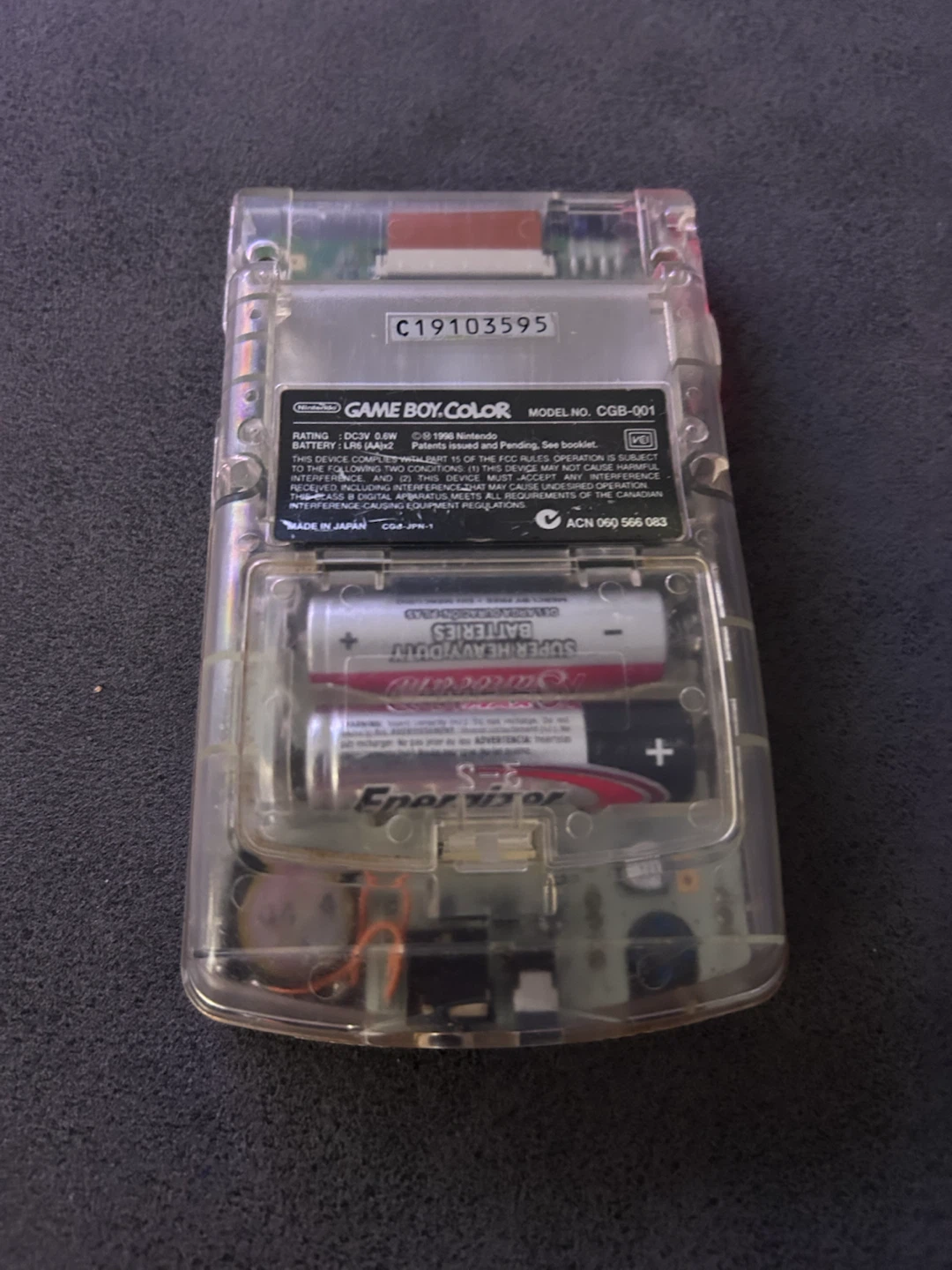 Clear Game Boy Color CGB-001 - Clear - photo 2