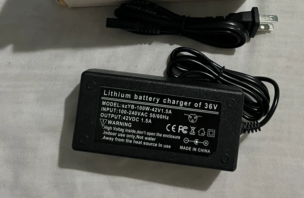 🔌 36V Lithium battery charger