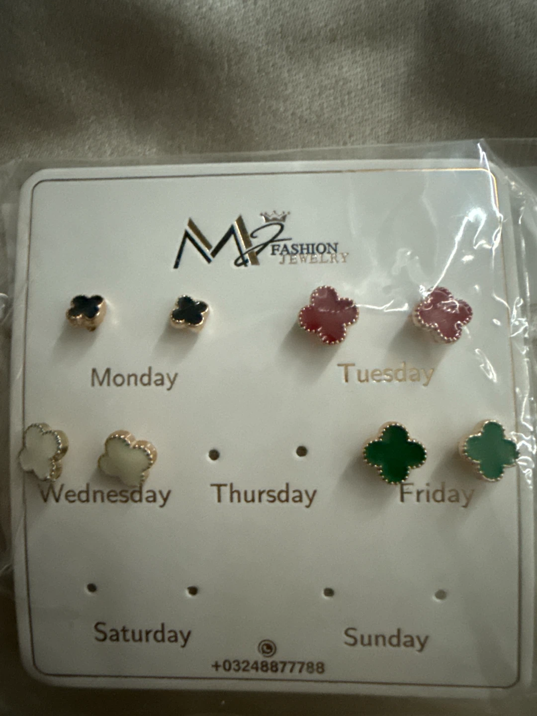 M&F Fashion Jewelry Stud Earrings Set - photo 3