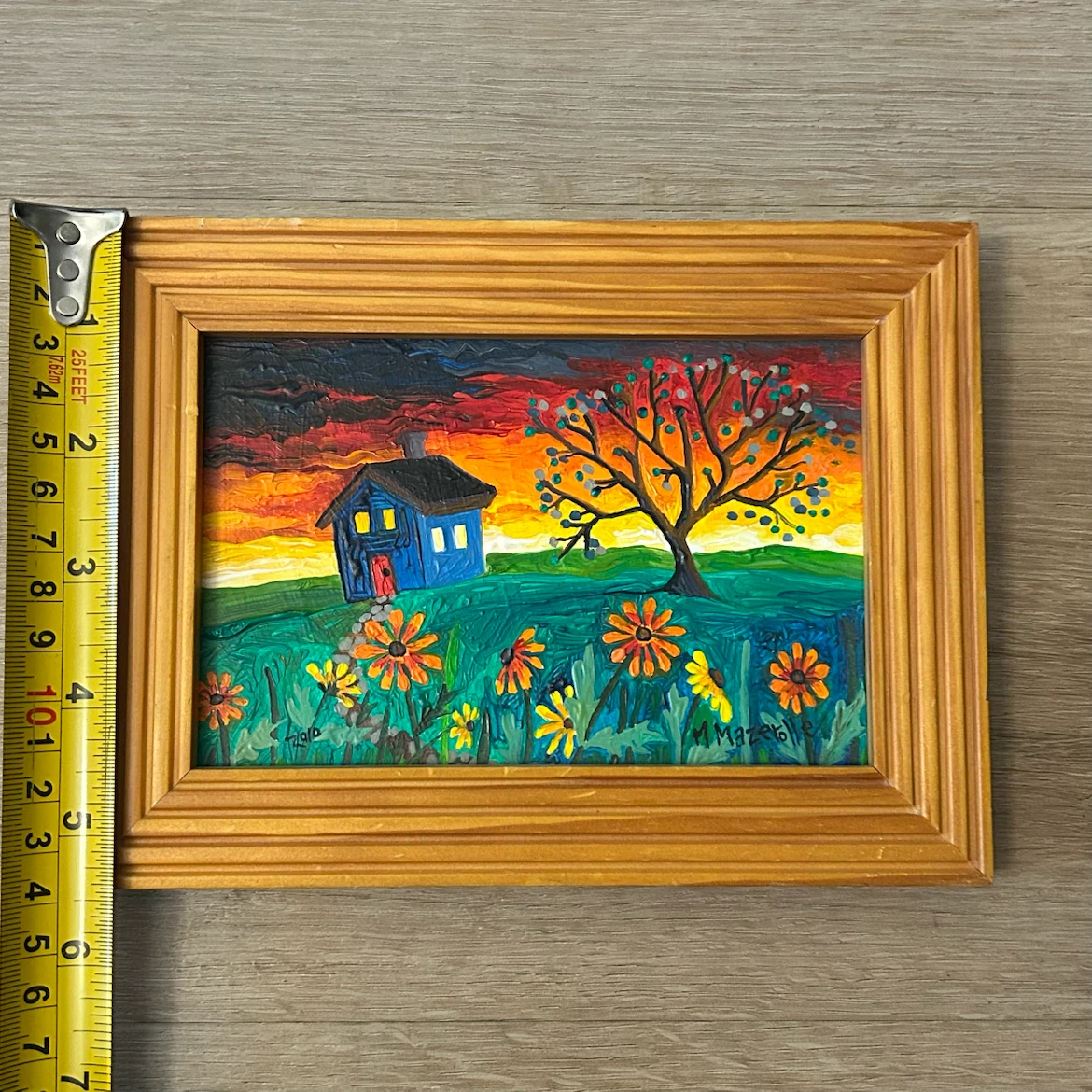 “Mouse House” Oil Painting by M. Mazerolle Folk At - photo 4