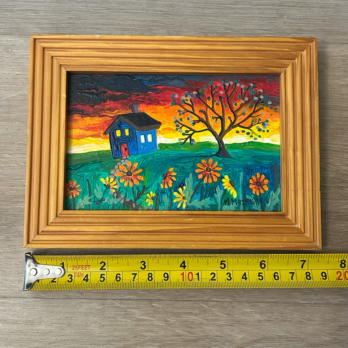 “Mouse House” Oil Painting by M. Mazerolle Folk At - photo 5