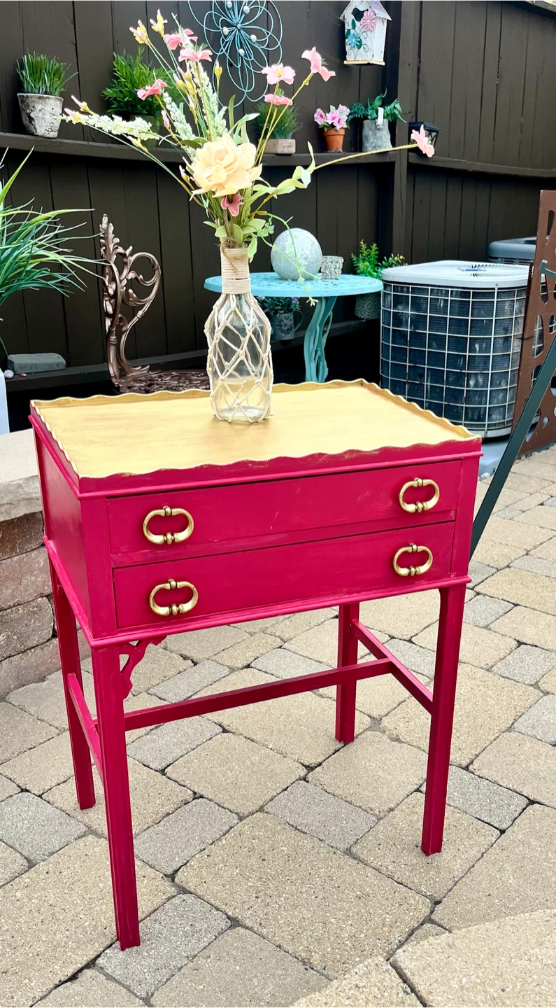 LOVELY TWO DRAWER TABLE
