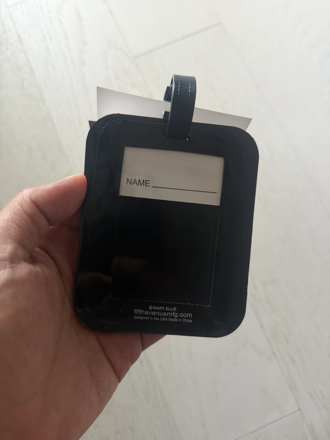 New York City Statue of Liberty Luggage Tag - photo 2
