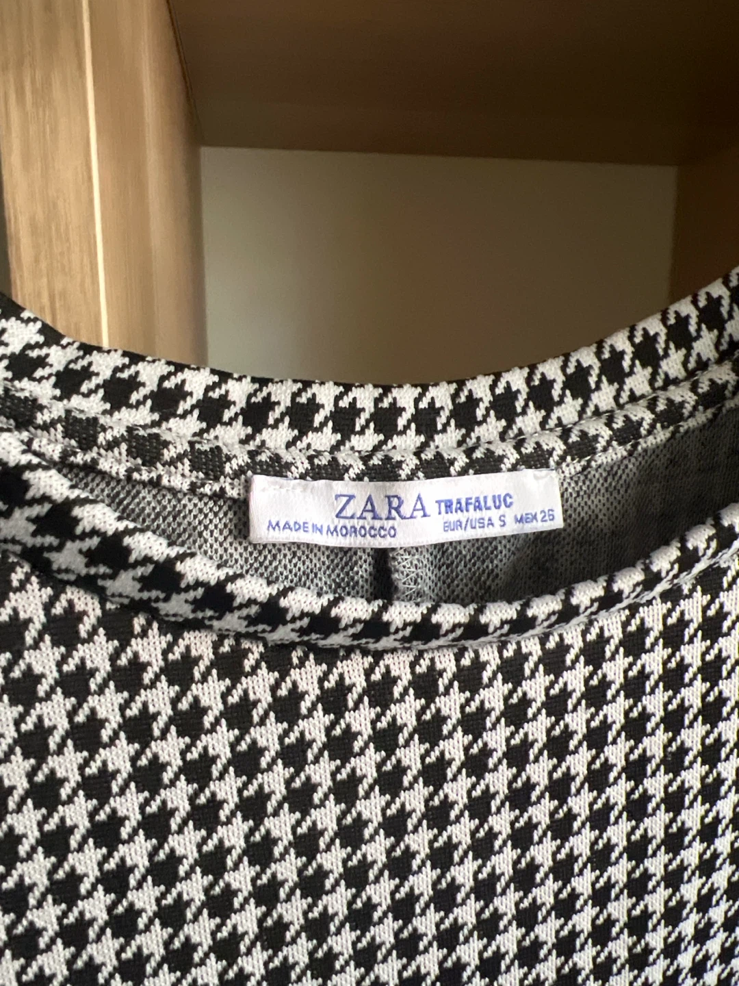 Zara Houndstooth Dress - Size S - photo 2