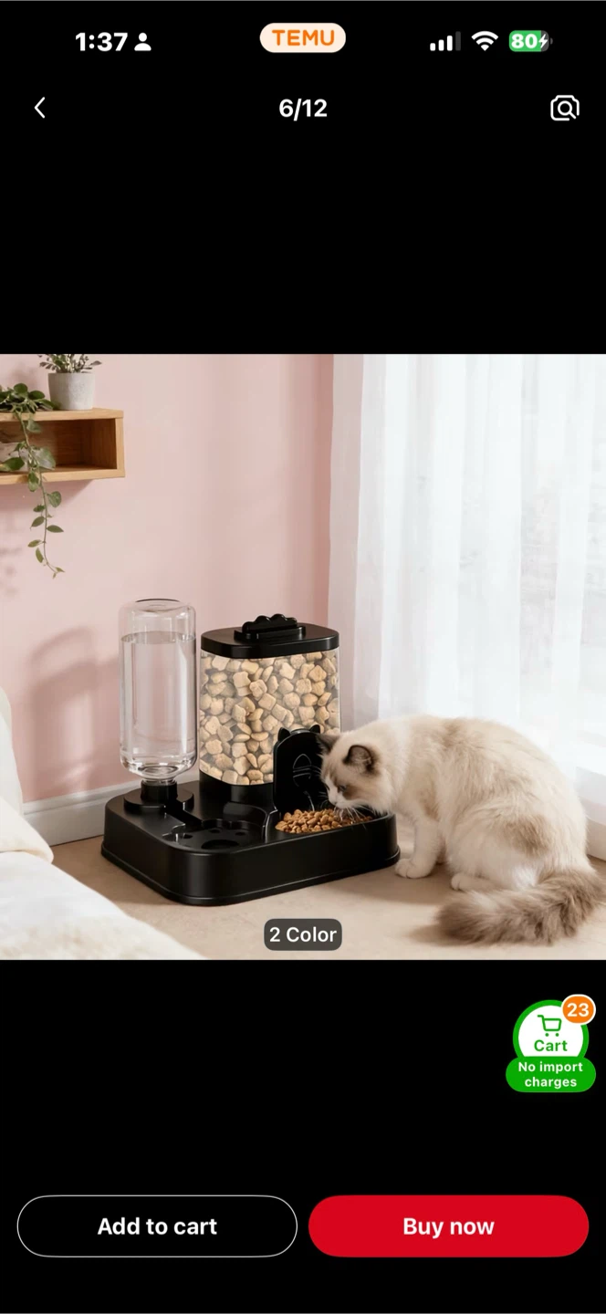 Automatic Pet Feeder with Water Dispenser - photo 3