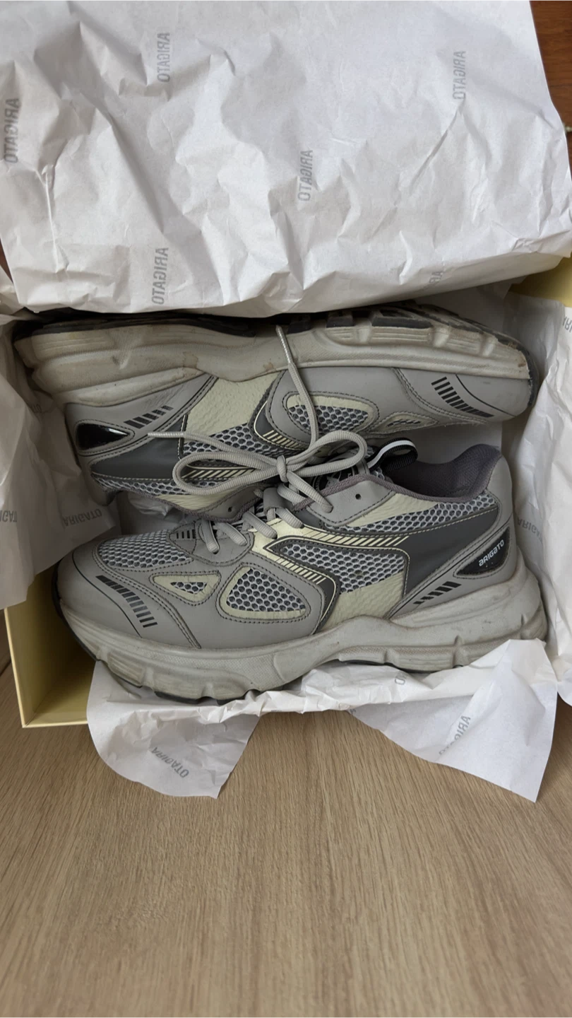 Men's Axel Arigato Grey Marathon Runners - photo 4