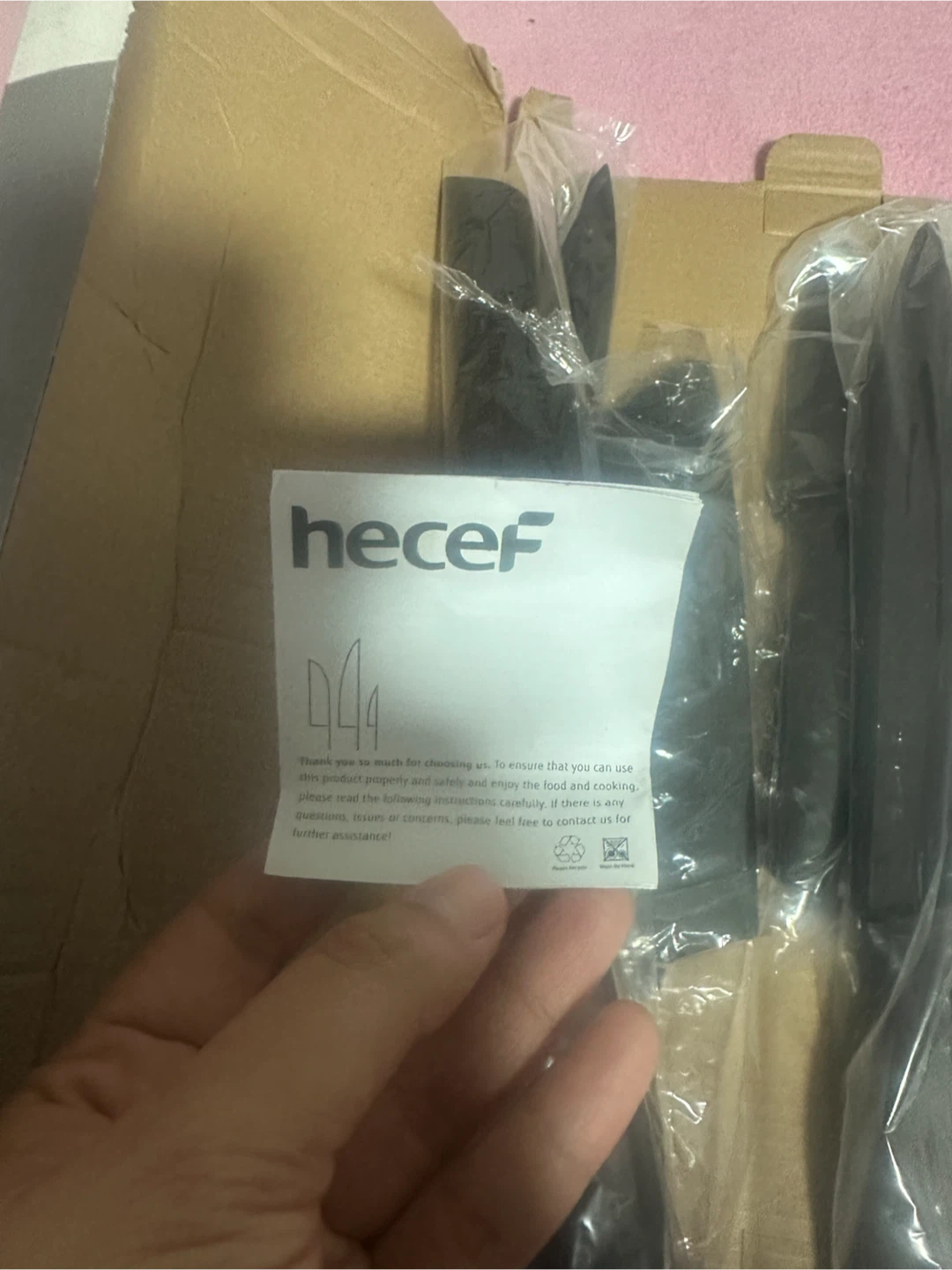 Hecel 6 Piece Black Oxide Knife Set with Sheaths - photo 4