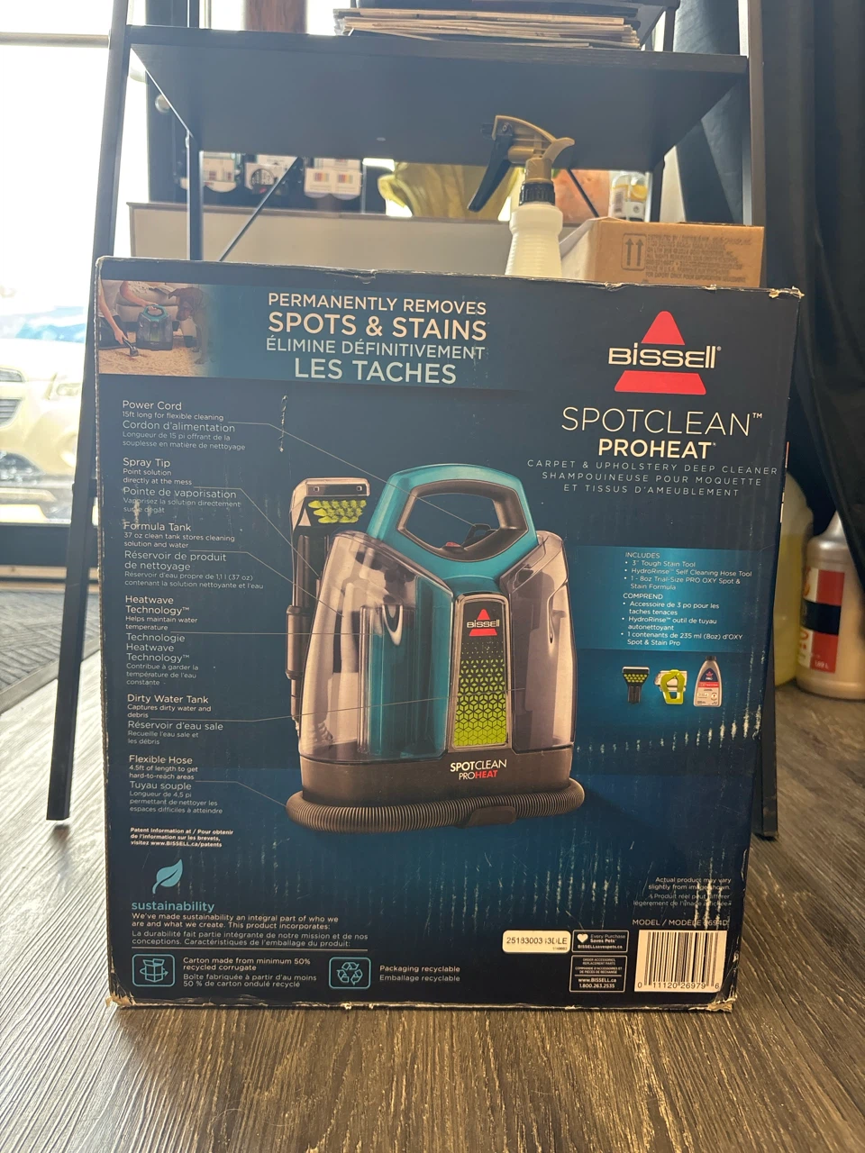 BISSELL SpotClean ProHeat Carpet & Upholstery Deep Cleaner