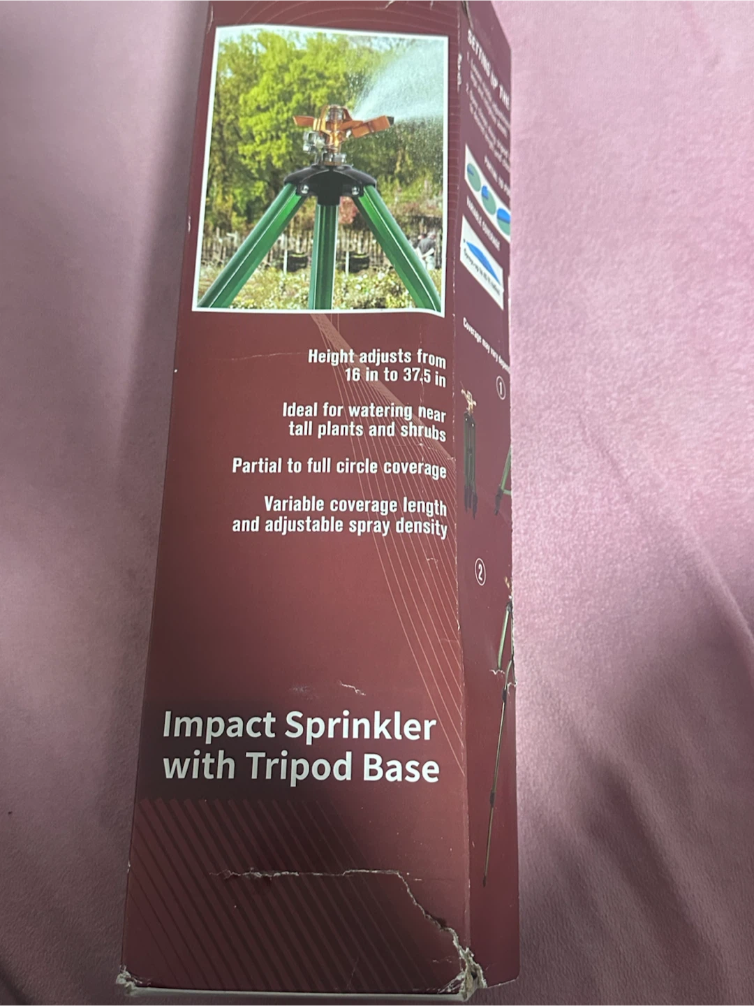 Impact Sprinkler with Tripod Base