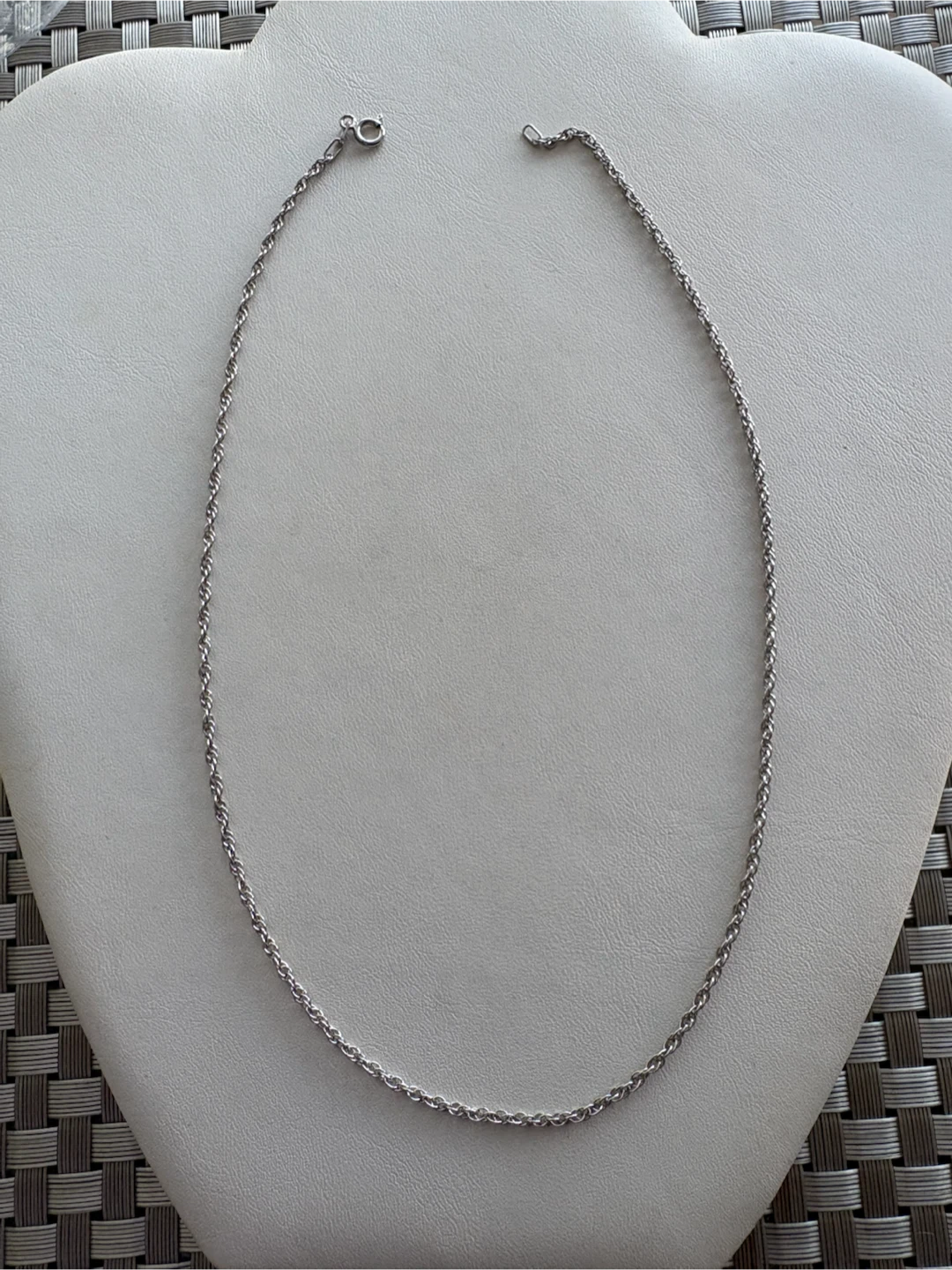 Sterling Silver Rope Chain 15.5” - photo 2