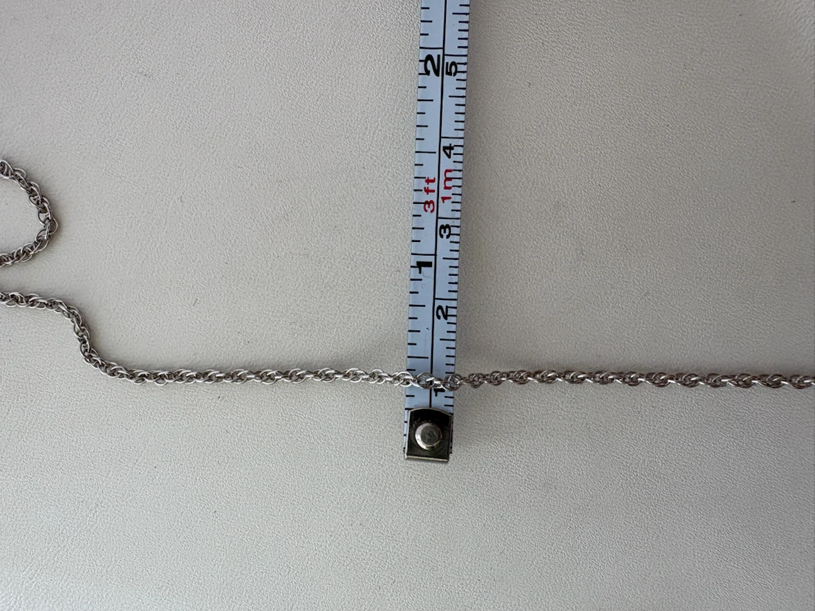 Sterling Silver Rope Chain 15.5” - photo 3