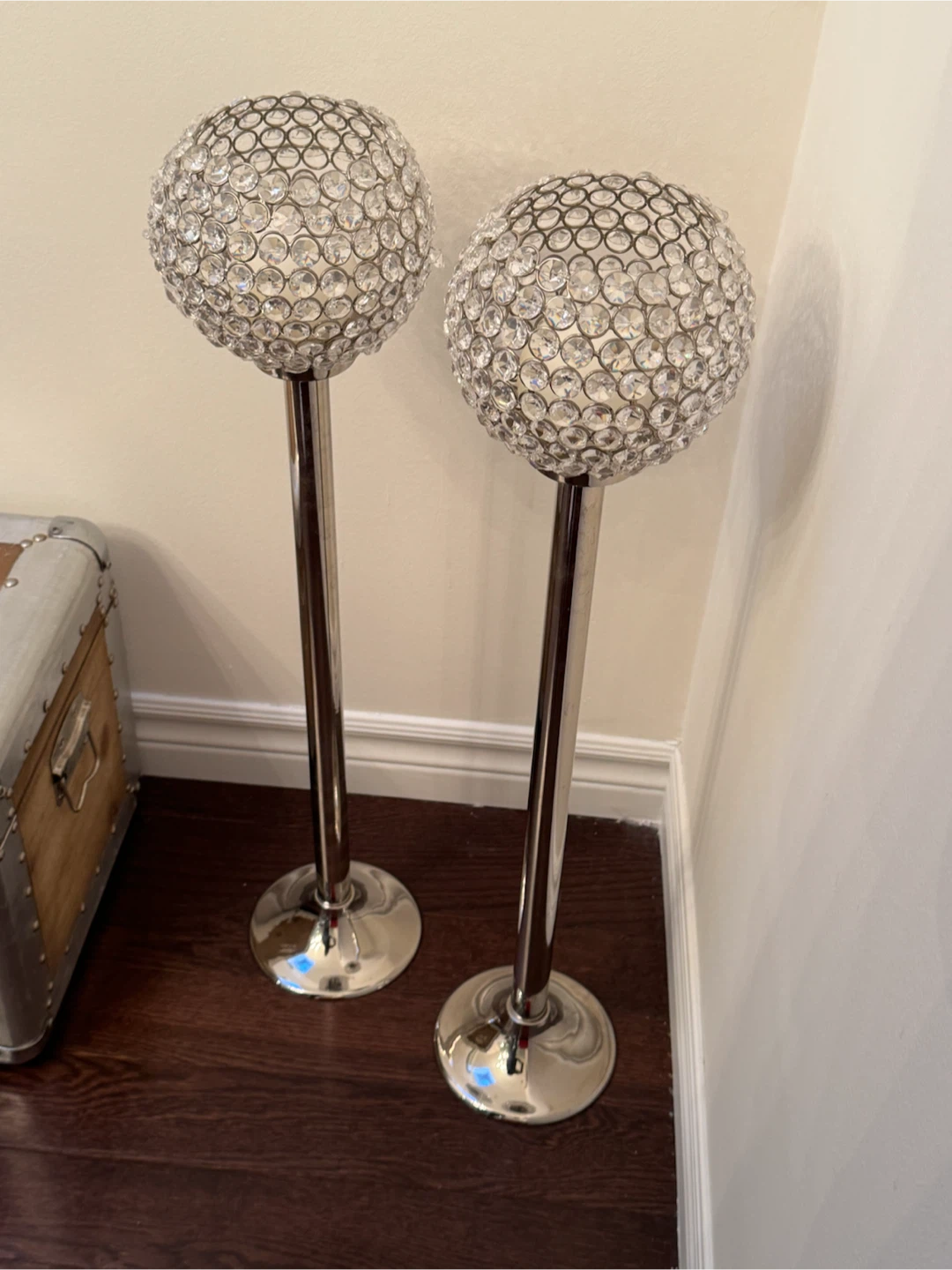 Set of 2 Crystal Ball Candle Holders - photo 4