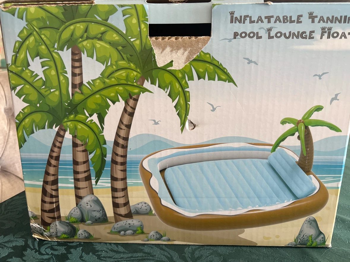Inflatable Tanning Pool Lounge Float