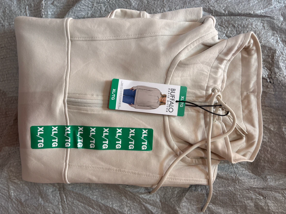 Buffalo David Bitton Women's XL/TG Quarter Zip Pullover