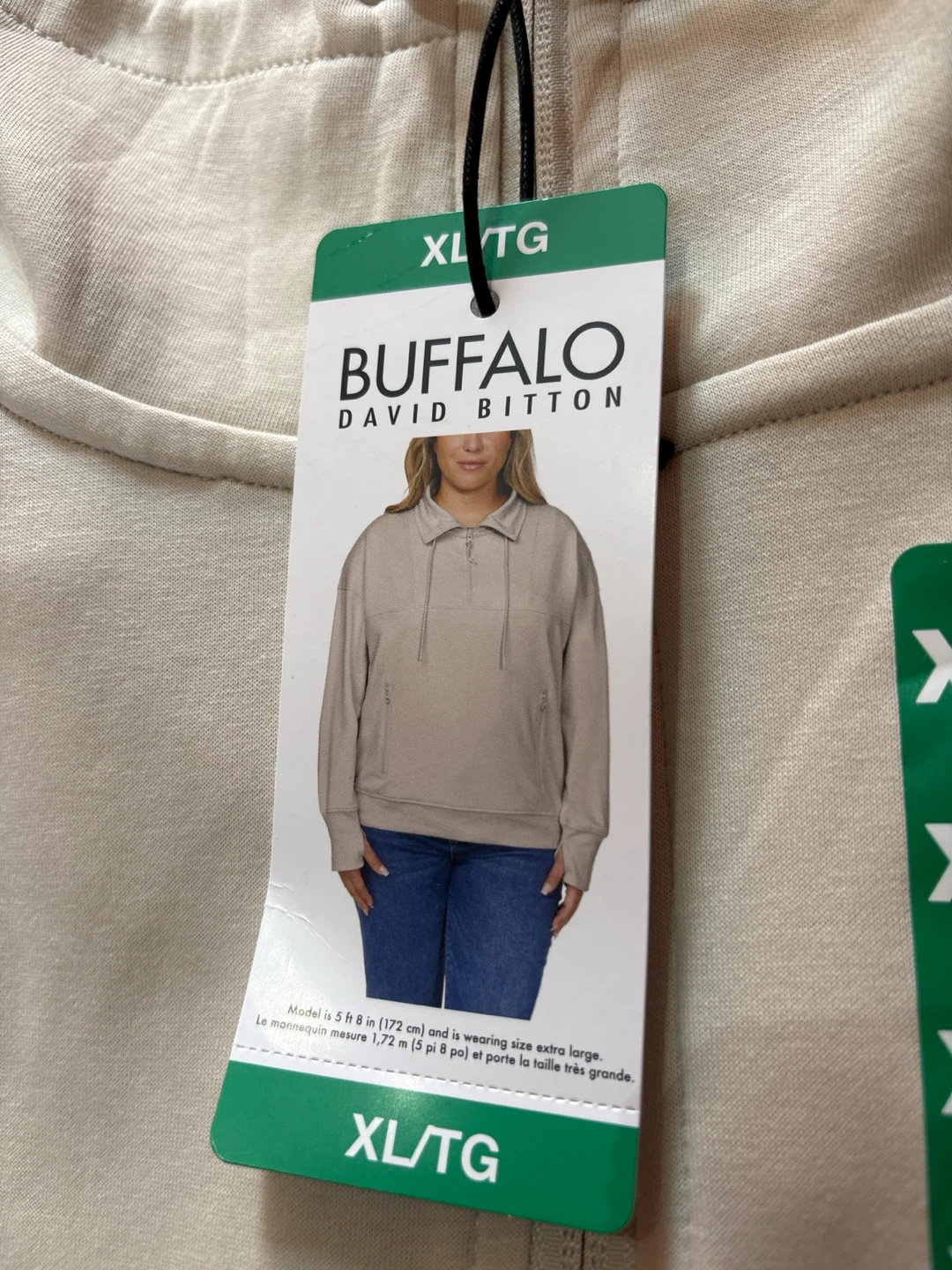 Buffalo David Bitton Women's XL/TG Quarter Zip Pullover - photo 2