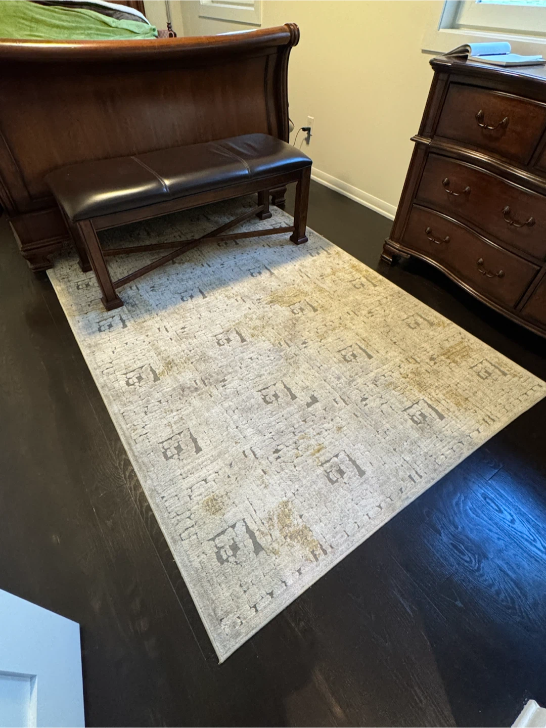 Area Rug Grey and Warm Tones - photo 3