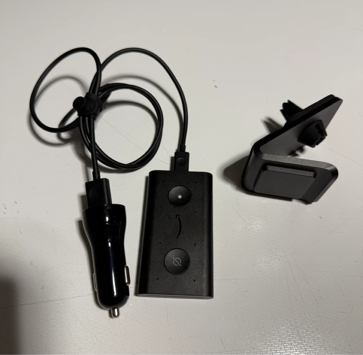 Amazon Echo Auto (1st Gen) with Vent Mount & Car Charger