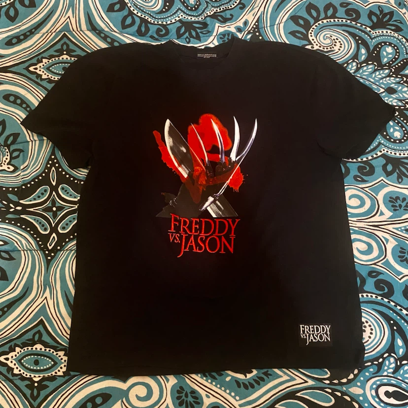 Freddy vs. Jason Black Graphic T-Shirt
