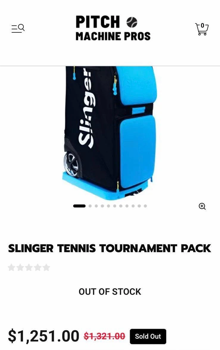 Slinger Tennis Ball Machine Tournament Pack - photo 3