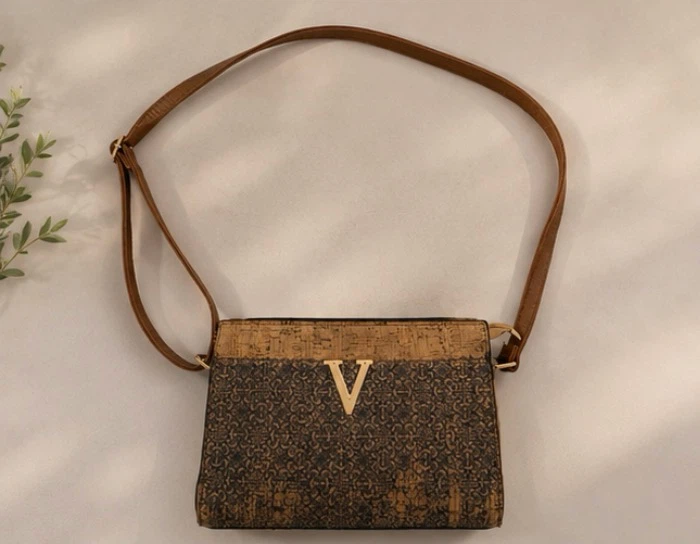 A vintage Cork and Patterned Mario Valentino Crossbody Bag - photo 5