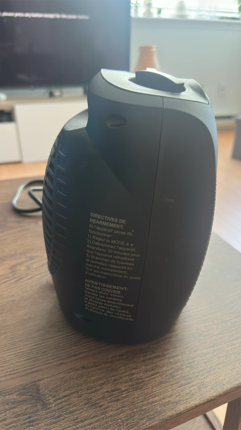 AmazonBasics Small Portable Electric Heater - photo 3