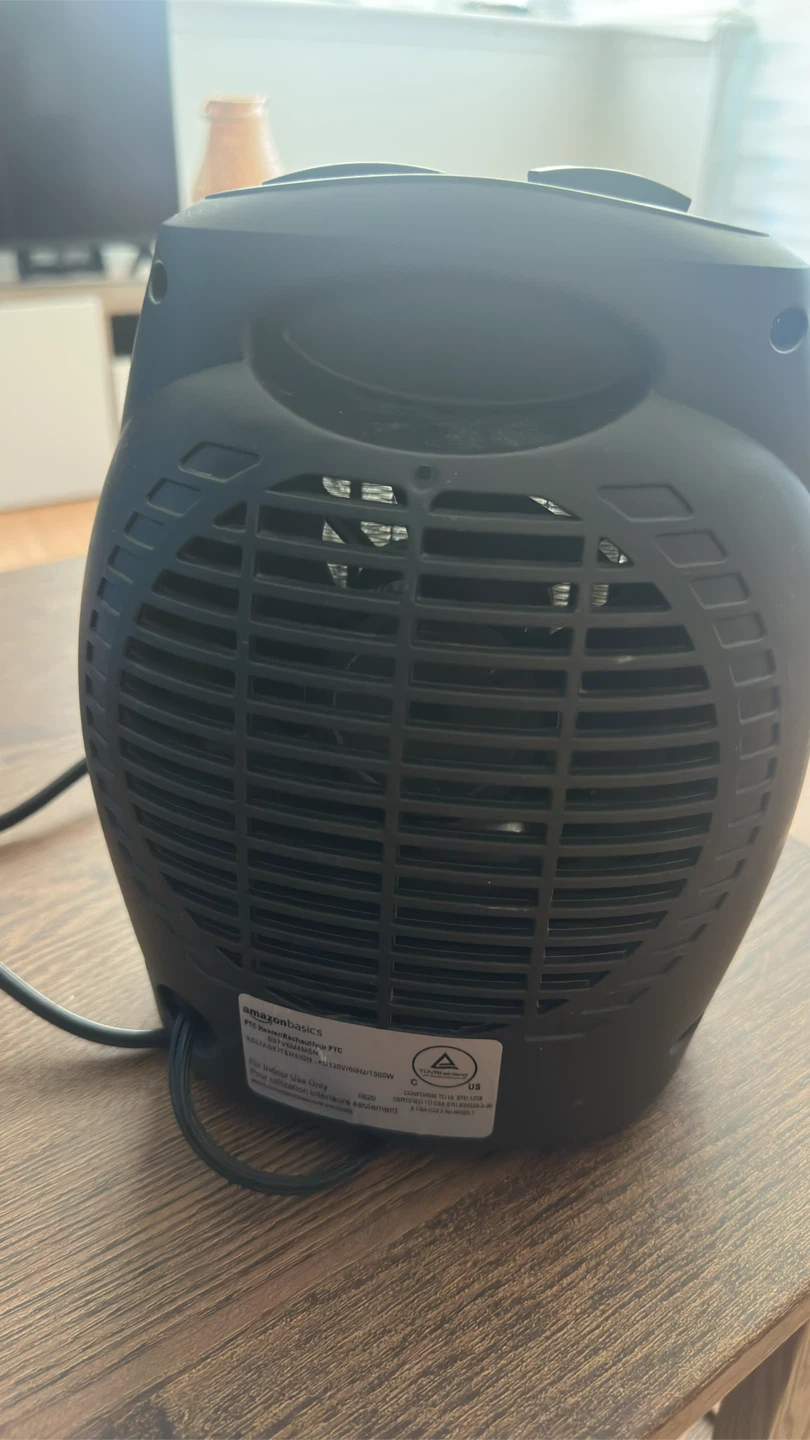 AmazonBasics Small Portable Electric Heater - photo 5