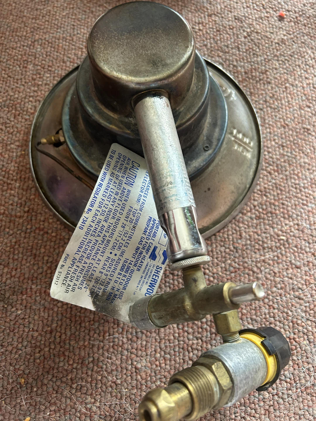 Sherwood 2115P Portable Propane Heater - photo 2