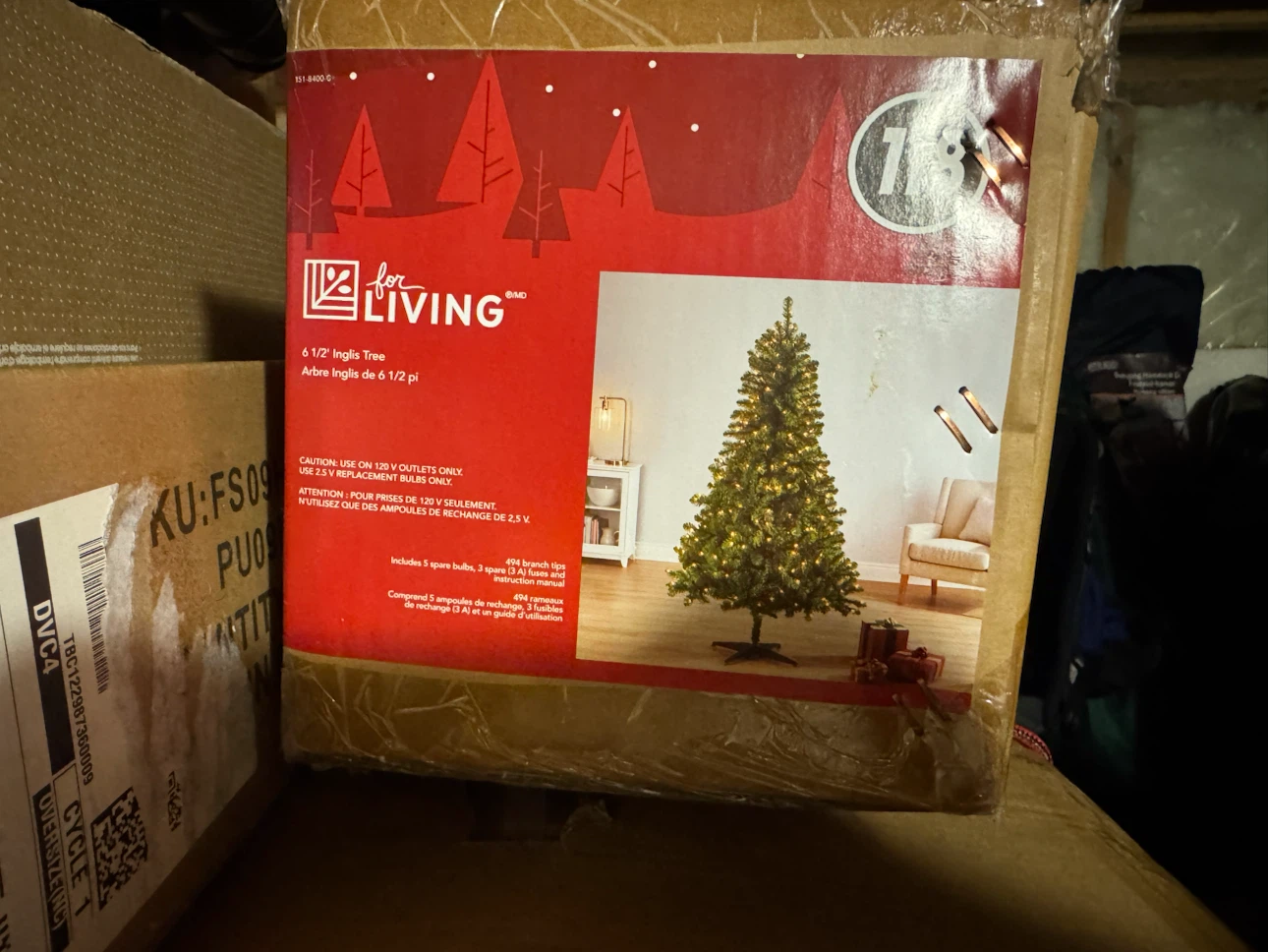 For Living 6 1/2' Inglis Artificial Christmas Tree