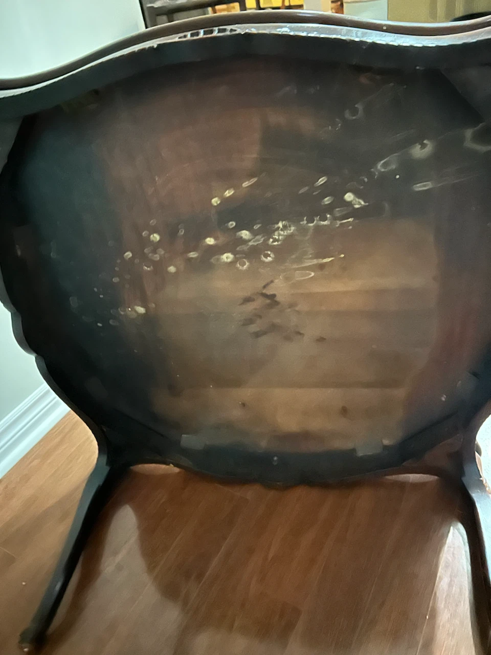 Antique Leather Top Coffee Table - photo 4