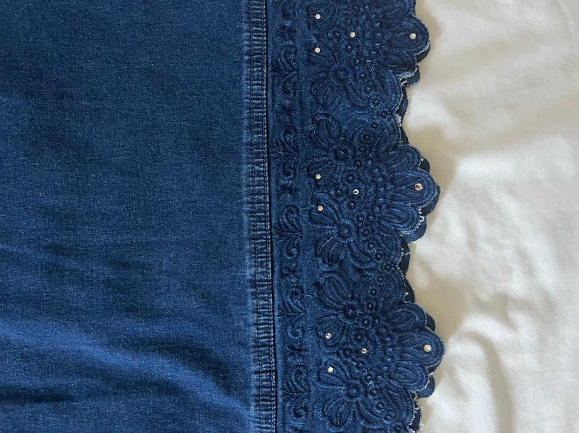 Acezun Jeans Denim Skirt Size 6 - photo 2