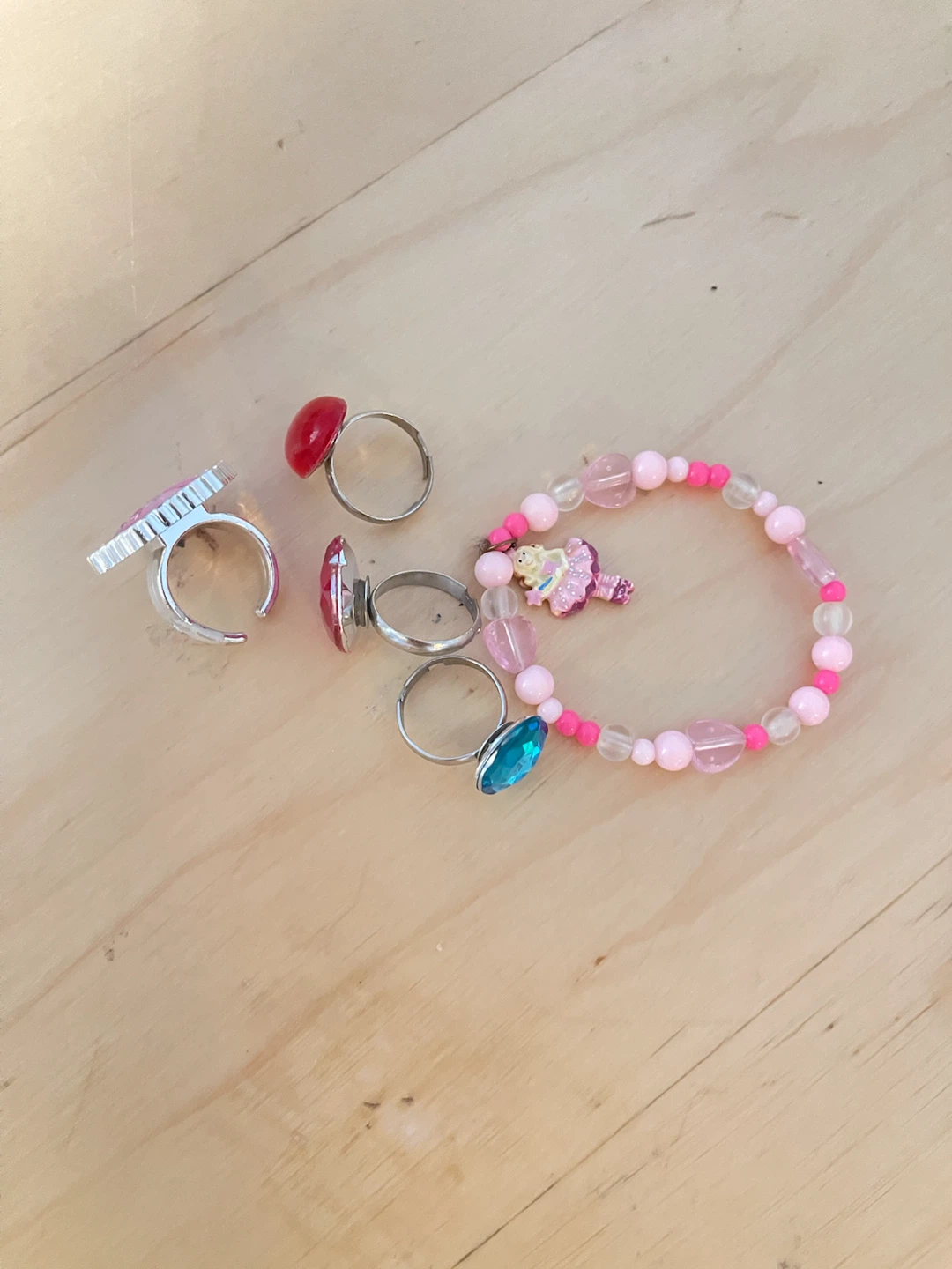 Kids' Rings and Bracelet Set