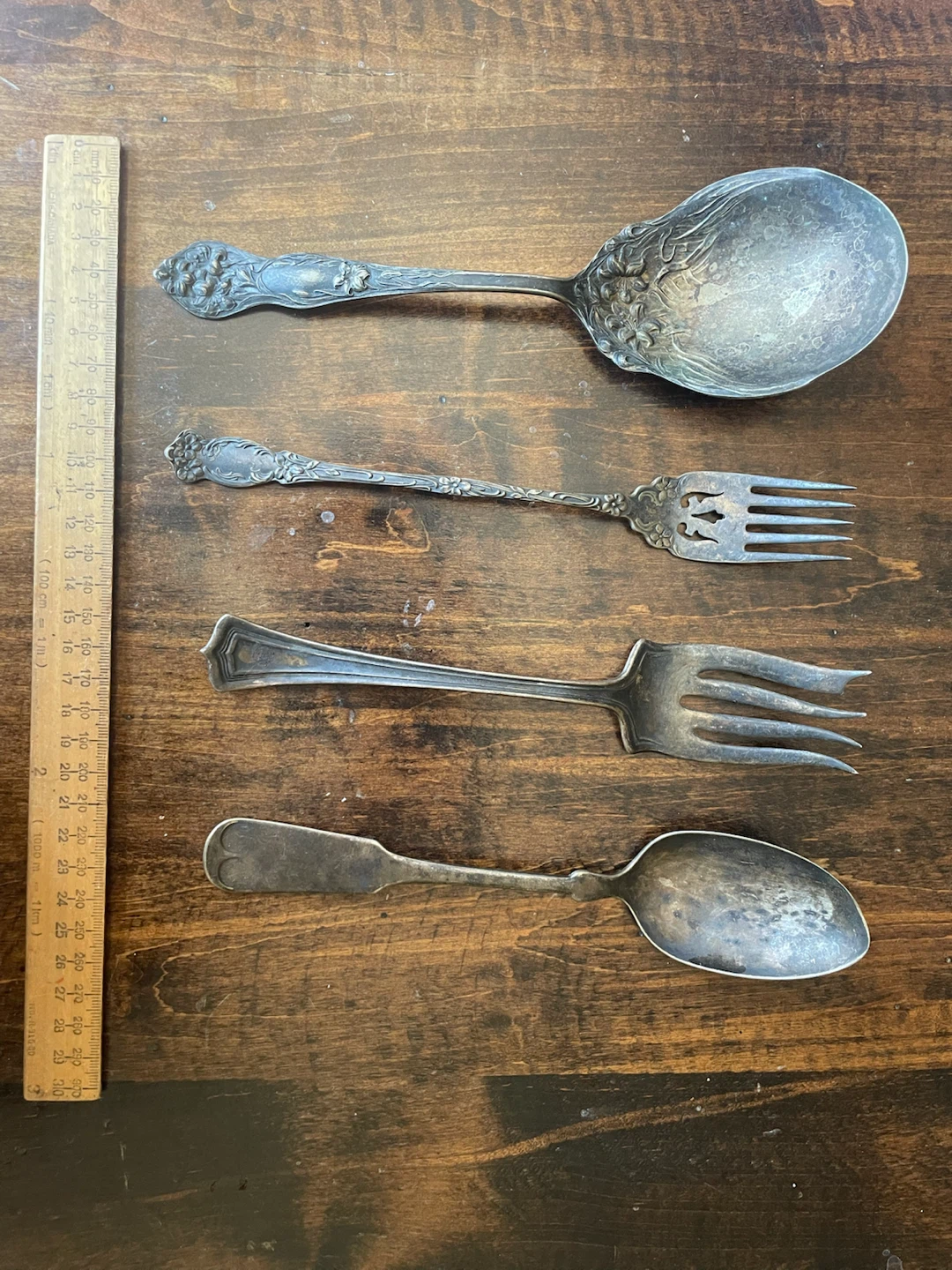 Silver plated utensils