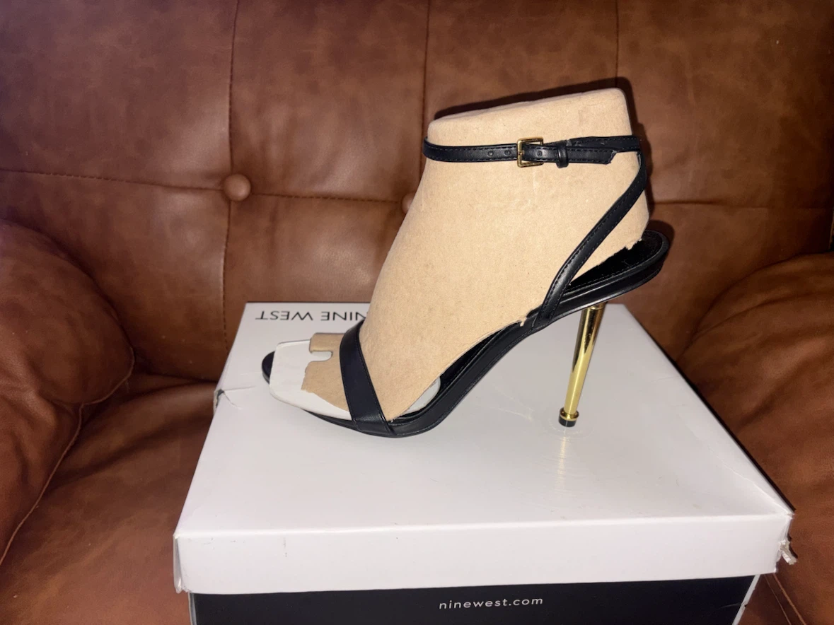 Nine West Reina 3 Black Heels - Size 8.5