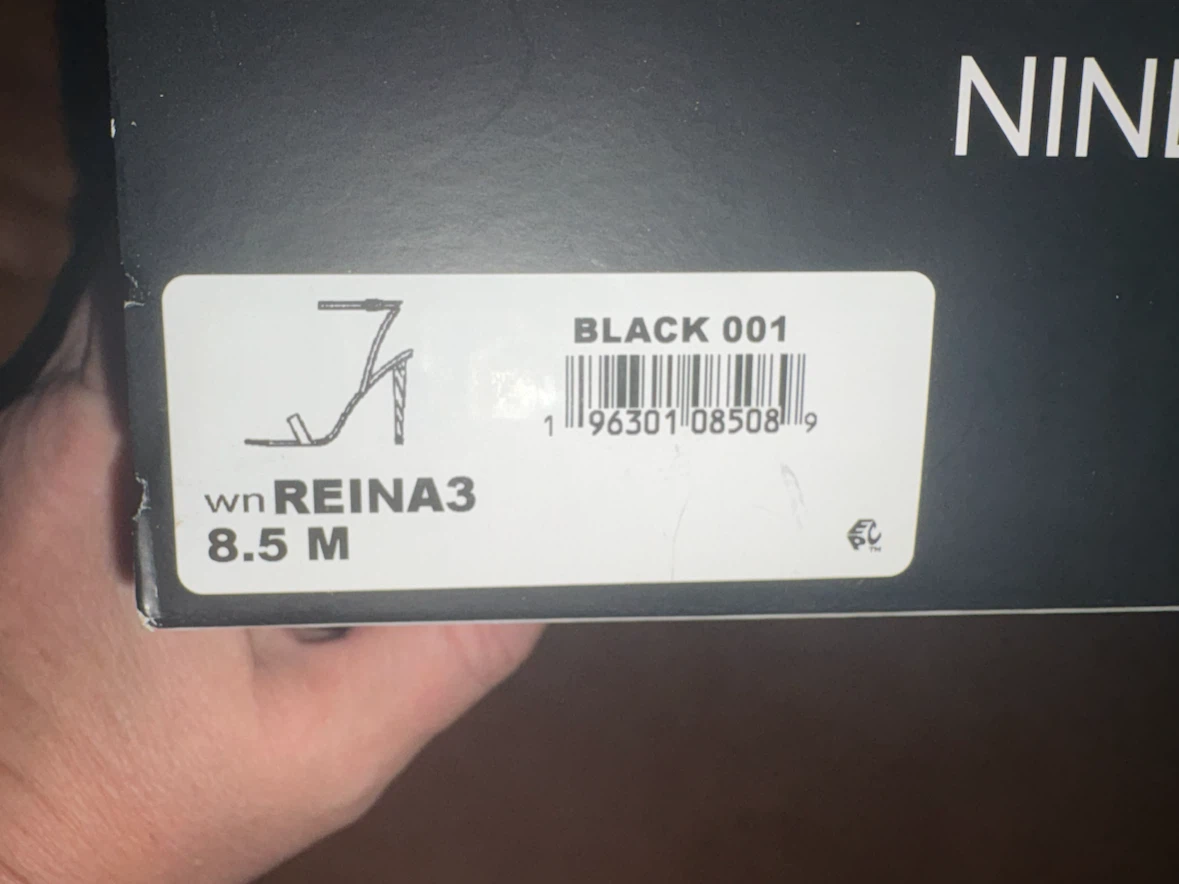 Nine West Reina 3 Black Heels - Size 8.5 - photo 3
