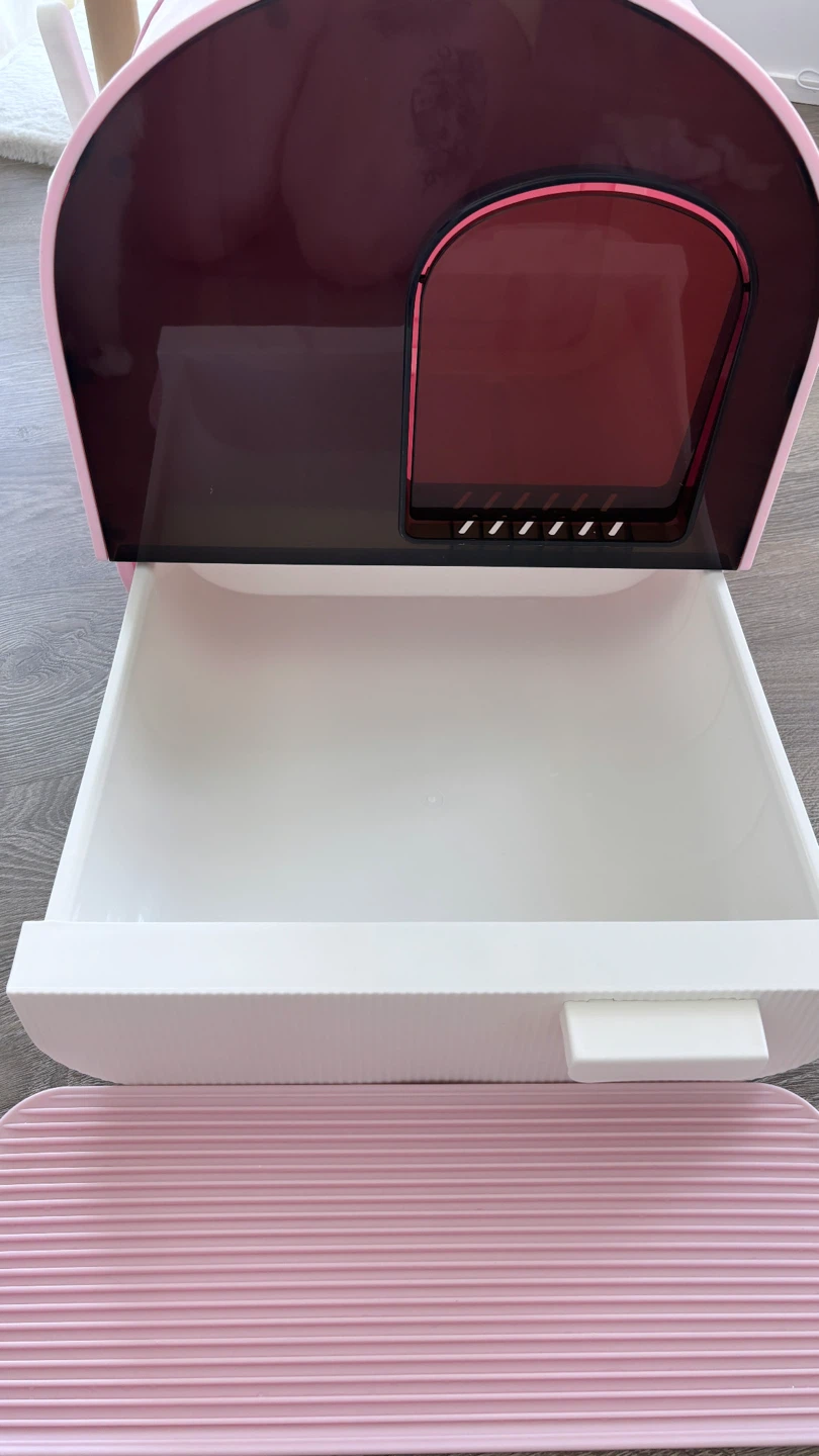 Cute House Cat Litter Box - Pink - photo 3